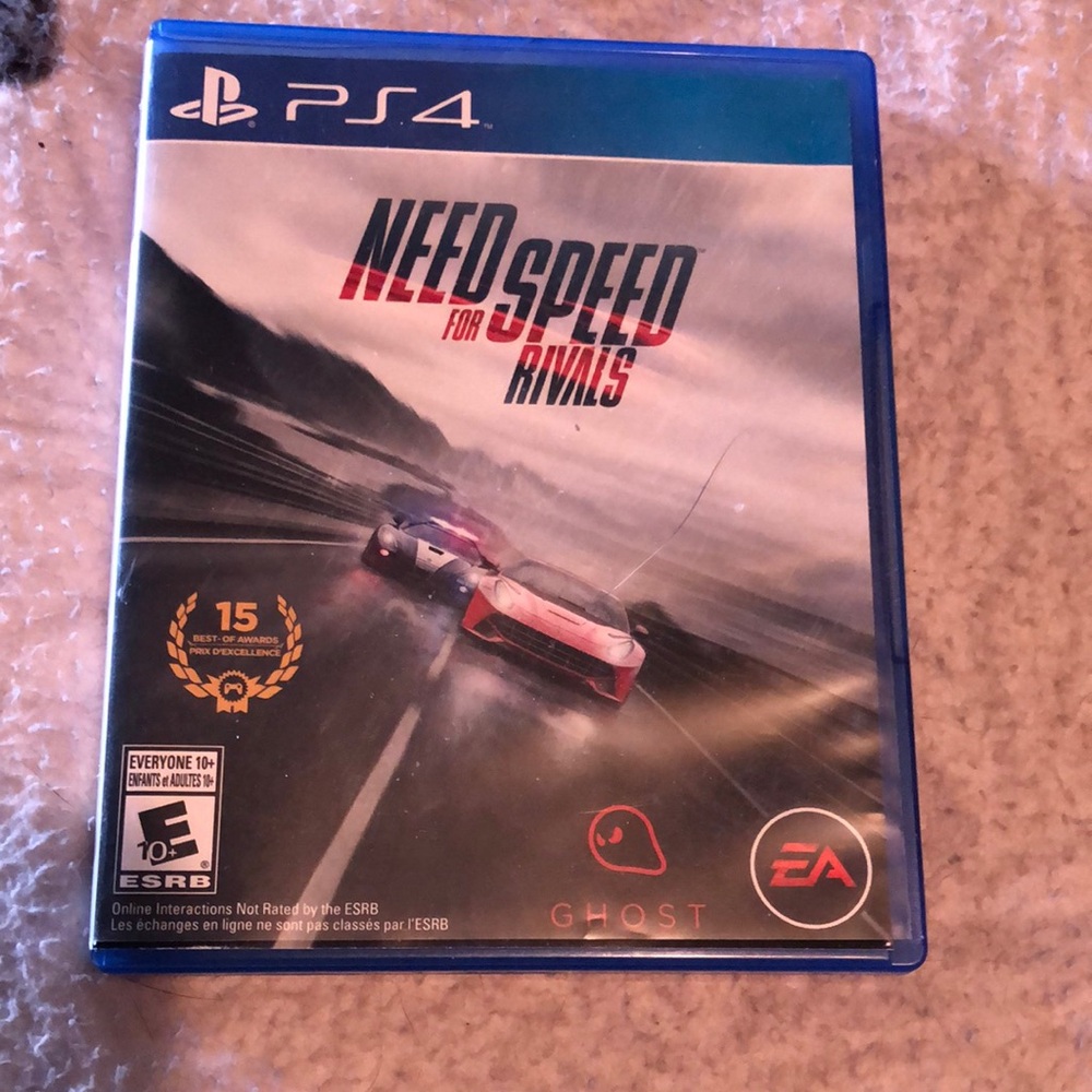 Blue PS4 Need for Speed Rivals Video Game
